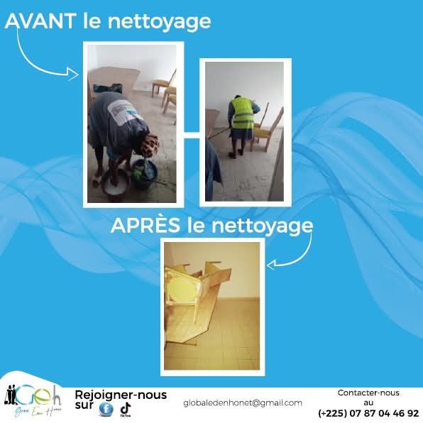 Entretien de nettoyage complet d'un immeuble R+9 au plateau en face de Nostalgie
