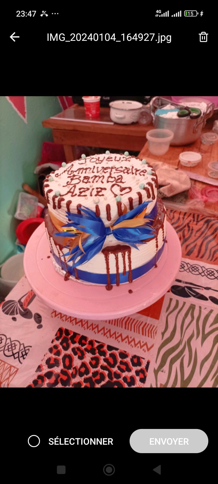 gâteau d'anniversaire
